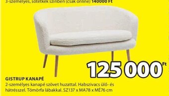 JYSK GISTRUP KANAPÉ 1 db ajánlat