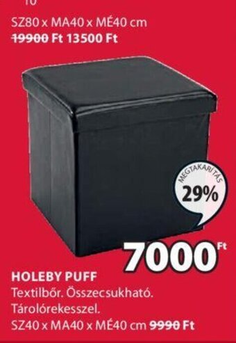 JYSK HOLEBY PUFF 1 db ajánlat