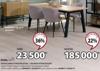 JYSK SKOVLUNDE ÉTKEZŐASZTAL 1 db ajánlat