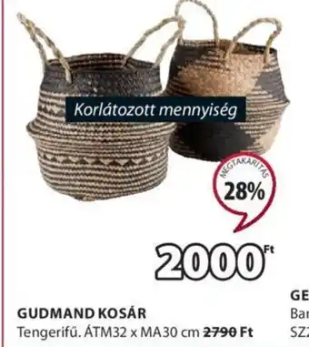 JYSK GUDMAND KOSÁR 1 db ajánlat