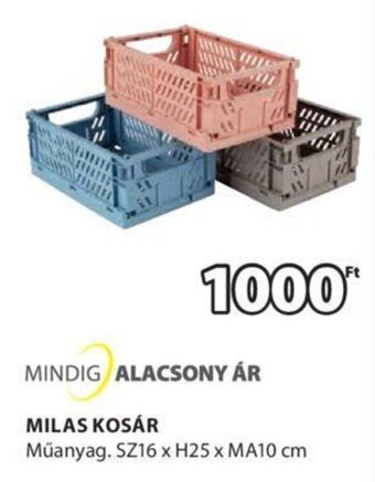 JYSK MILAS KOSÁR 1 db ajánlat
