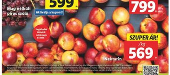 Lidl Nektarin 1 kg ajánlat