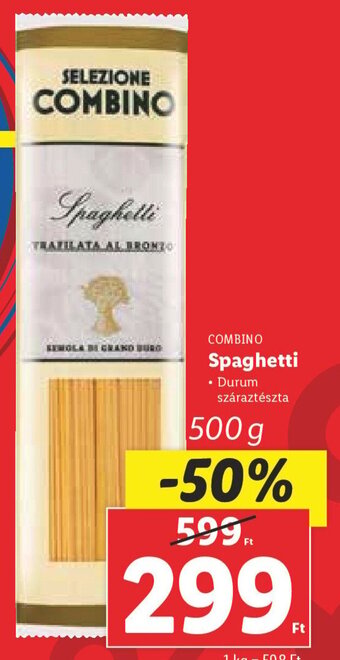 Lidl COMBINO Spaghetti 500 g ajánlat