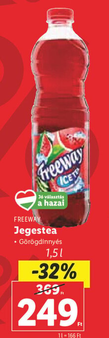 Lidl FREEWAY Jegestea 1,5 l ajánlat