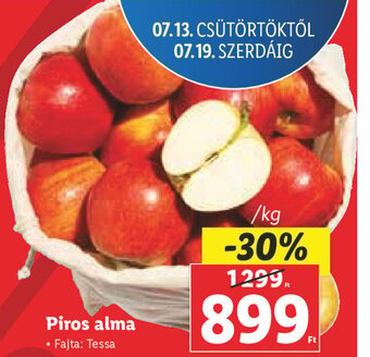 Lidl Piros alma 1 kg ajánlat