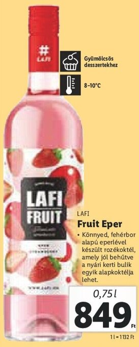 LAFI Fruit Eper 0,75 l