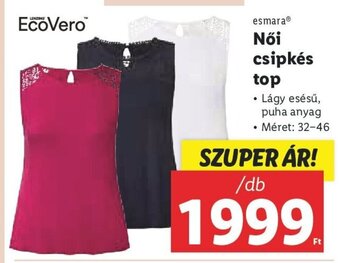 Lidl Esmara Női csipkés top 1 db ajánlat