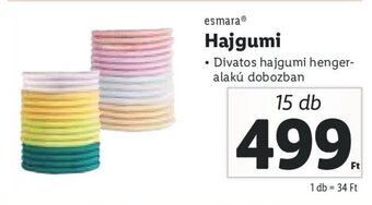 Lidl Esmara Hajgumi 15 db ajánlat