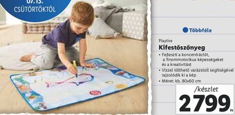 Lidl Playtive Kifestőszőnyeg 1 készlet ajánlat