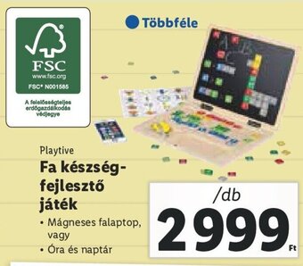 Lidl Playtive Fa készség-fejlesztő játék 1 db ajánlat