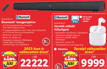 Lidl SILVERCREST Bluetooth hangprojektor 1 db ajánlat