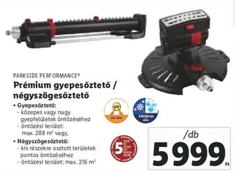Lidl PARKSIDE PERFORMANCE Prémium gyepesőztető / négyszögesőztető 1 db ajánlat