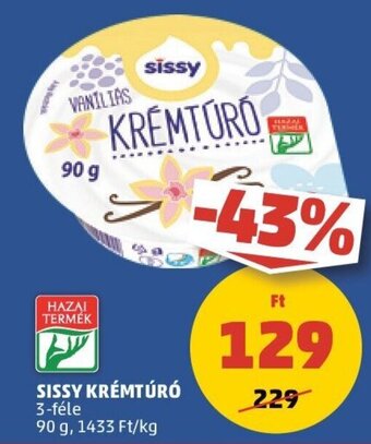 PENNY SISSY KRÉMTÚRÓ 90 g ajánlat