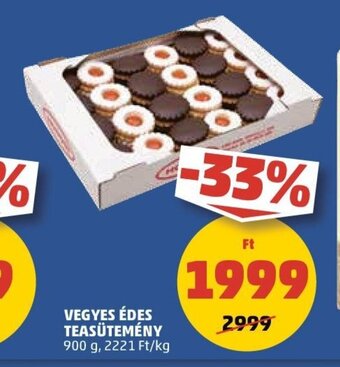 PENNY VEGYES ÉDES TEASÜTEMÉNY 900 g ajánlat
