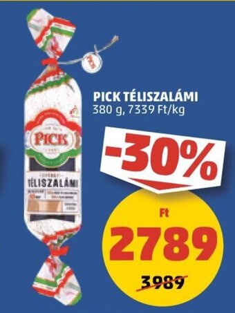 PENNY PICK TÉLISZALÁMI 380 g ajánlat