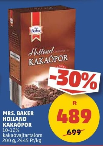 MRS. BAKER HOLLAND KAKAÓPOR 200 g