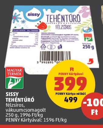 PENNY SISSY TEHÉNTÚRÓ 250 g ajánlat