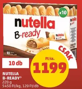 PENNY NUTELLA B-READY 220 g ajánlat