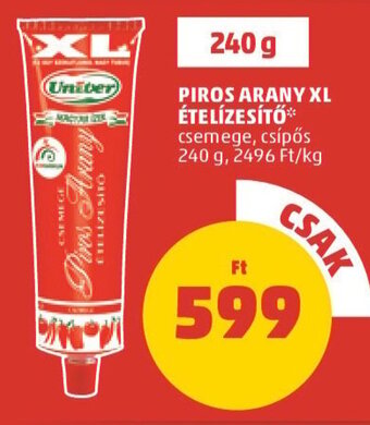 PENNY PIROS ARANY XL ÉTELÍZESÍTŐ 240 g ajánlat