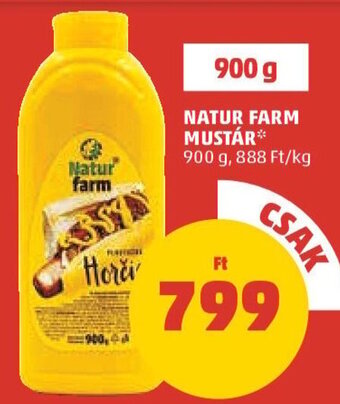 PENNY NATUR FARM MUSTÁR 900 g ajánlat