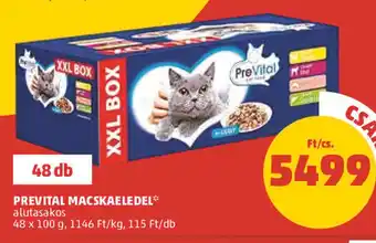 PENNY PREVITAL MACSKAELEDEL 48 x 100 g ajánlat