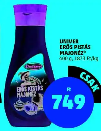 PENNY UNIVER ERŐS PISTÁS MAJONÉZ 400 g ajánlat