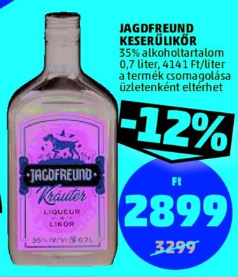 PENNY JAGDFREUND KESERŰLIKŐR 0,7 l ajánlat