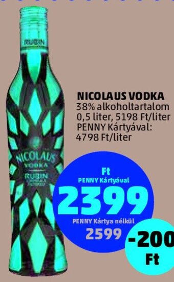 PENNY NICOLAUS VODKA 0,5 l ajánlat