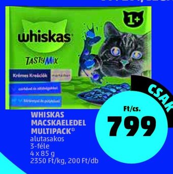 PENNY WHISKAS MACSKAELEDEL MULTIPACK 4 x 85 g ajánlat