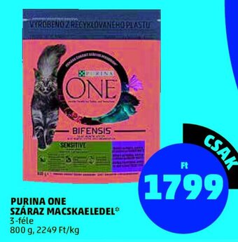 PENNY PURINA ONE SZÁRAZ MACSKAELEDEL 800 g ajánlat