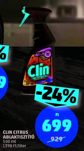 PENNY CLIN CITRUS ABLAKTISZTÍTÓ 500 ml ajánlat