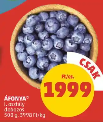 PENNY ÁFONYA 500 g ajánlat