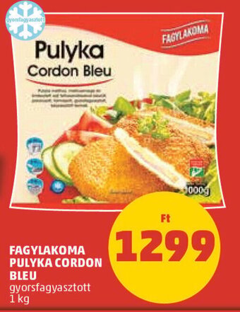 PENNY FAGYLAKOMA PULYKA CORDON BLEU 1 kg ajánlat