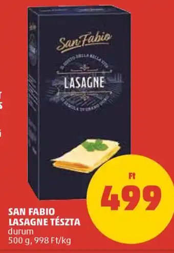 SAN FABIO LASAGNE TÉSZTA 500 g