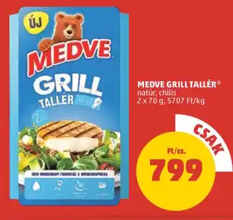 MEDVE GRILL TALLÉR 2 x 70 g