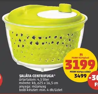 PENNY SALÁTA CENTRIFUGA 1 db ajánlat