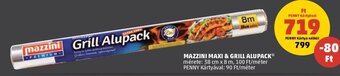 PENNY MAZZINI MAXI & GRILL ALUPACK 38 cm x 8 m ajánlat