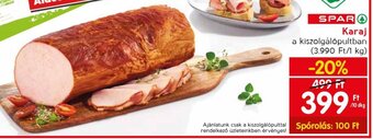 Spar Karaj, 10dkg ajánlat