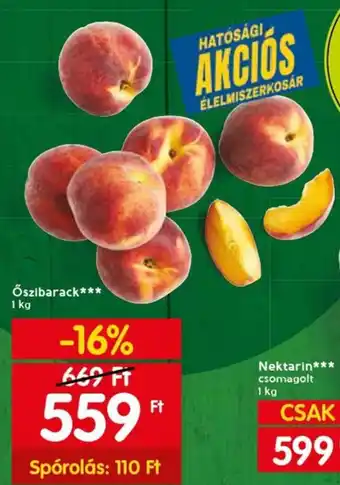 Spar Őszibarack, 1kg ajánlat