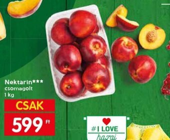 Spar Nektarin, csomagolt 1kg ajánlat