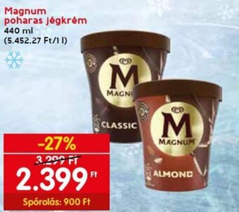 Spar Magnum poharas jégkrém 440ml ajánlat