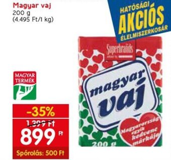 Spar Magyar vaj 200 g ajánlat