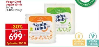 Spar Vegan Chef vegán tömb 200 g ajánlat