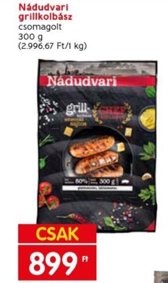 Spar Nádudvari grillkolbász csomagolt 300 g ajánlat