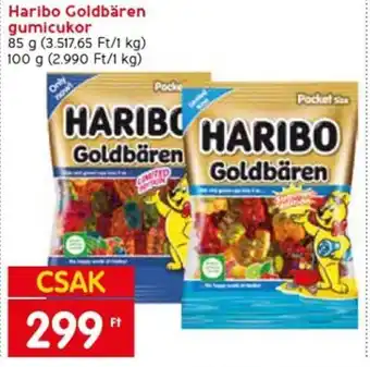 Spar Haribo Goldbären gumicukor 85 / 100 g ajánlat