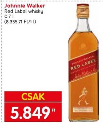 Spar Johnnie Walker 0,7 l ajánlat