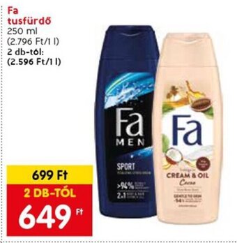 Spar Fa tusfürdő 250 ml ajánlat