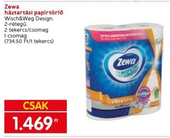 Spar Zewa háztartási papírtörlő 2 tekercs ajánlat