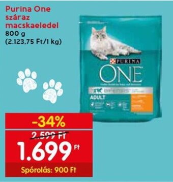 Spar Purina One száraz macskaeledel 800 g ajánlat