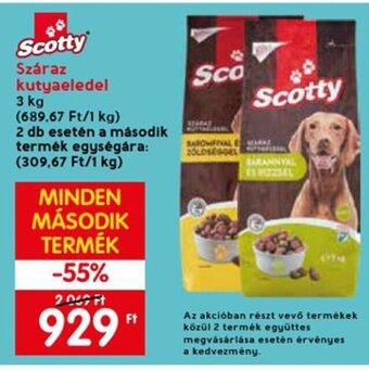 Spar Száraz kutyaeledel 3 kg ajánlat